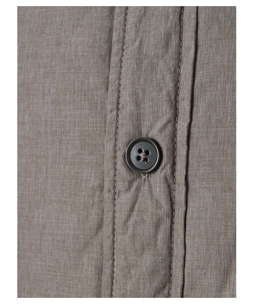 SEVENDAYS=SUNDAY（セブンデイズサンデイ）の「Men's ポリシャンブレー 中綿シャツジャケット（ジャケット・メンズ・グリーン/ネイビー・S/M/L）」の9枚目の写真