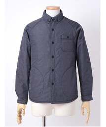 SEVENDAYS=SUNDAY | Men's ポリシャンブレー 中綿シャツジャケット(ジャケット/アウター)