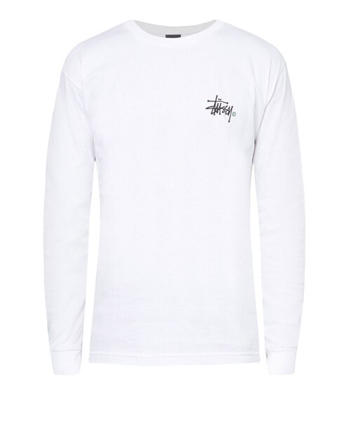 STUSSY（ステューシー）の「Long Sleeve Basic Logo Tee（その他・メンズ・White・S/M/L/XL）」の6枚目の写真