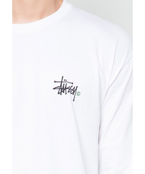 STUSSY（ステューシー）の「Long Sleeve Basic Logo Tee（その他・メンズ・White・S/M/L/XL）」の5枚目の写真