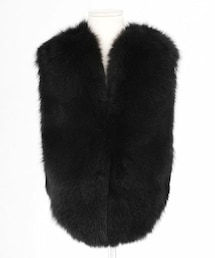 DHOLIC | フォックスファーショートベスト(その他アウター)