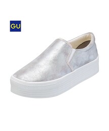 GU | （GU）ＷＯＭＥＮプラットフォームスリッポン(シューズ)
