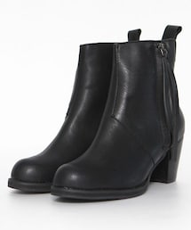 DHOLIC | ジッパーポイントブラックカラーショートブーツ(ブーツ)