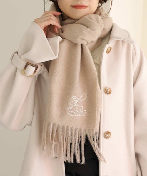 セール】【サイズ展開あり】襟袖フェイクファーロングコート（ステン