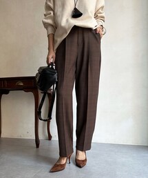 DouDou | チェックタックパンツ(その他パンツ)