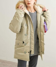 SLOBE IENA（スローブイエナ）の「《予約》【 ALPHA INDUSTRIES】SLOBE別注 N3Bダウンコート（その他）」