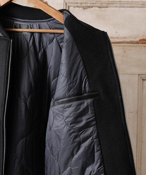 NUMBER (N)INE（ナンバーナイン）の「WOOL RAGLAN STADIUM JACKET-W