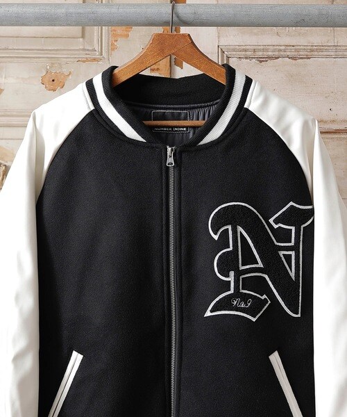 ジャケット・アウター NUMBER(N)INE WOOL RAGLAN STADIUM JACKET NUMBER (N)INE（ナンバーナイン）の「WOOL RAGLAN STADIUM JACKET-W