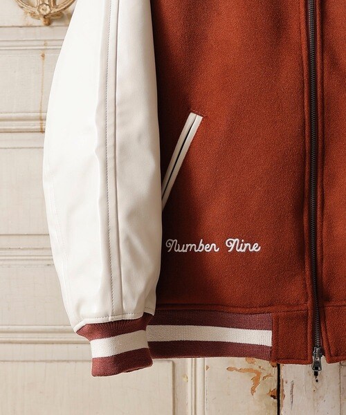 NUMBER (N)INE（ナンバーナイン）の「WOOL RAGLAN STADIUM JACKET-W
