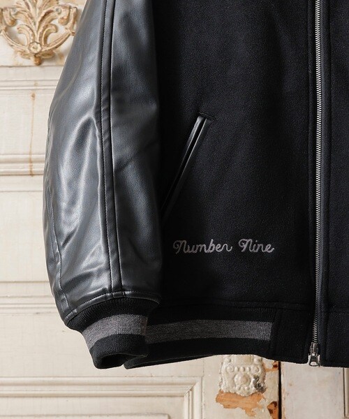 NUMBER (N)INE（ナンバーナイン）の「WOOL RAGLAN STADIUM JACKET-W