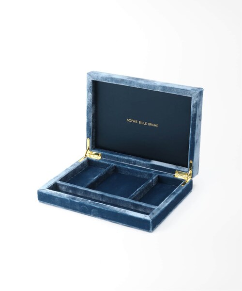 MUSE de Deuxieme classe（ミューズデドゥーズィエムクラス）の「VELVET JEWERY ボックス（財布/小物・グリーン/(030)/フリー/残り2点）」の2枚目の写真