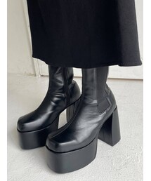 EMODA | タンクボリュームサイドゴアブーツ(ブーツ)