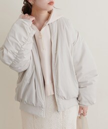 natural couture（ナチュラルクチュール）の「着回し力とトレンド感/BIGボリュームMA‐1（ブルゾン・レディース）」