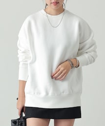 OUVRAGE CLASSE | 【TICCA】クルーネック裏起毛スウェット(スウェット)