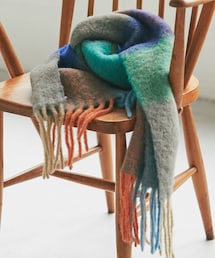 RIVE DROITE | 予約【スタイリングに華やかさをプラスできる】チェックストール(マフラー)