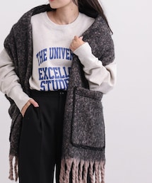 ポケット付きストール