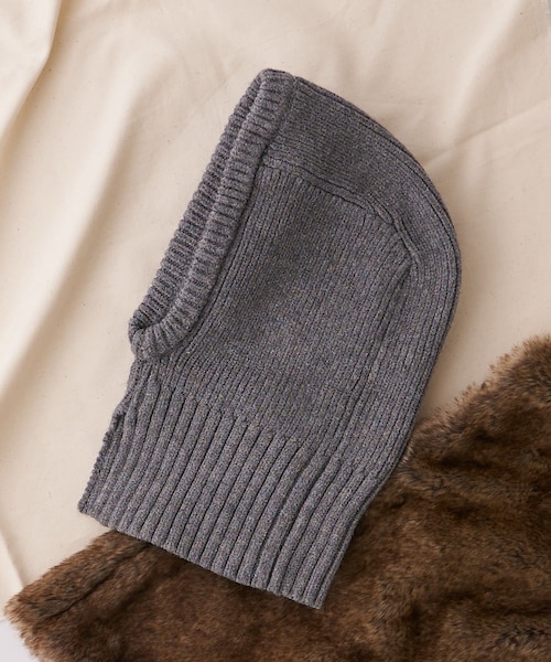 CIAOPANIC TYPY(チャオパニックティピー)の「【KIDS】ニットバラクラバ(ニットキャップ/ビーニー・キッズ・アイボリー/パープル/グレー・ONE)」の1枚目の写真