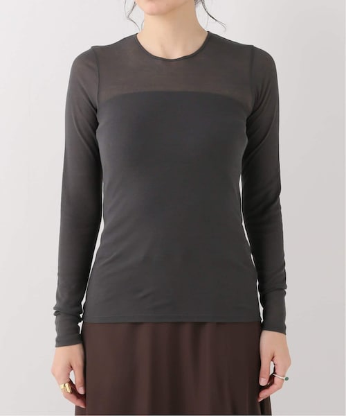 plage（プラージュ）の「Rib Sheer ロンT（）」 - WEAR