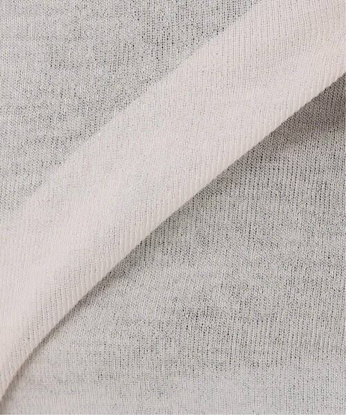 美品 Plage Rib Sheer ロンT ベージュ plage（プラージュ）の「Rib Sheer ロンT（Tシャツ/カットソー