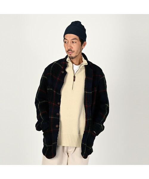 45R（フォーティファイブアール）の「メリノ縮絨の908シャツジャケット