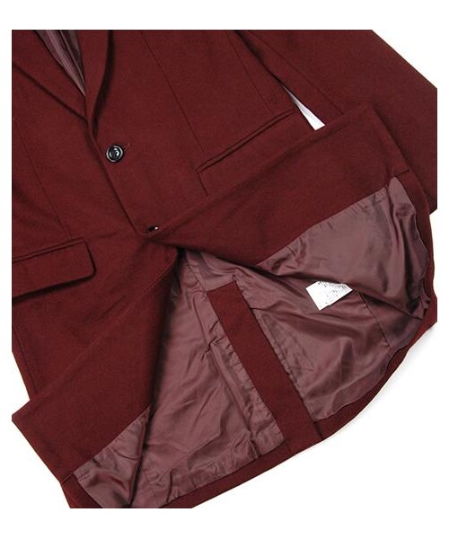 Audience（オーディエンス）の「輕量Melton羊毛Chester外套（その他・メンズ・酒紅/黑/卡其/藍・M/L/XL）」の5枚目の写真