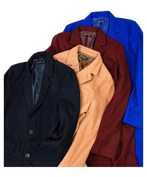 Audience（オーディエンス）の「輕量Melton羊毛Chester外套（その他・メンズ・酒紅/黑/卡其/藍・M/L/XL）」の15枚目の写真