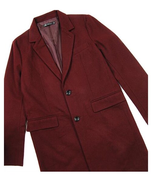 Audience（オーディエンス）の「輕量Melton羊毛Chester外套（その他・メンズ・酒紅/黑/卡其/藍・M/L/XL）」の3枚目の写真