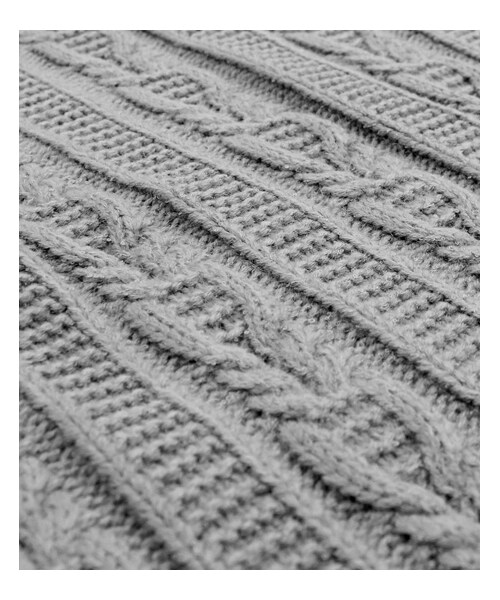 Factor=（ファクターイコール）の「ケーブル柄ロングニットカーディガン（ジャケット/アウター・レディース・アイボリー/グレー・one size）」の11枚目の写真