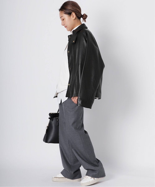 Deuxieme Classe CINQUANTA/チンクアンタ レザーブルゾン Deuxieme Classe（ドゥーズィエムクラス）の「【CINQUANTA