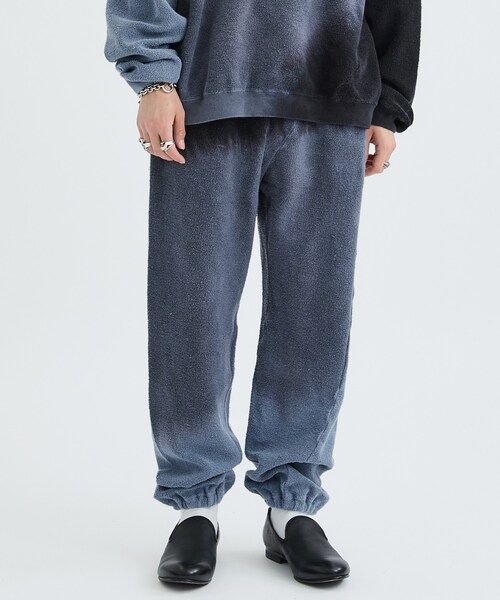 NOMA t.d.（ノーマティーディー）の「Hand Dyed Twist Sweat Pants（その他パンツ・メンズ・GRY/BLK・2/3）」の2枚目の写真