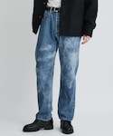 パンツ UNUSED BIO WASH BLEACH DENIM 20221012020308069_125.jpg