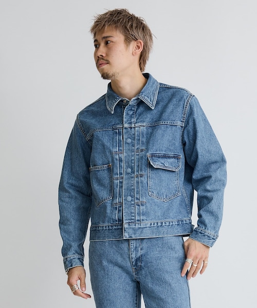 ALLEGE（アレッジ）の「Denim Blouson（その他アウター・メンズ・BLK/L.BLU・2/3）」の2枚目の写真