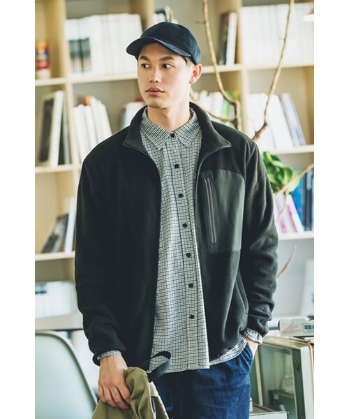 glimmer（グリマー）の「[Unisex] 238-RFJ 리플렉트 플리스 자켓（その他・BLACK/GREY/NAVY・SS/S/M/L/LL/3L/4L）」の10枚目の写真