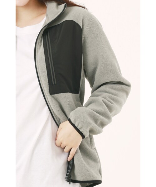 glimmer（グリマー）の「[Unisex] 238-RFJ 리플렉트 플리스 자켓（その他・BLACK/GREY/NAVY・SS/S/M/L/LL/3L/4L）」の4枚目の写真