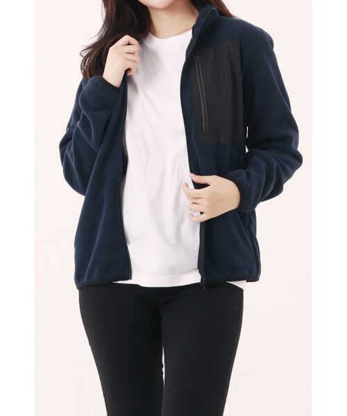 glimmer（グリマー）の「[Unisex] 238-RFJ 리플렉트 플리스 자켓（その他・BLACK/GREY/NAVY・SS/S/M/L/LL/3L/4L）」の6枚目の写真