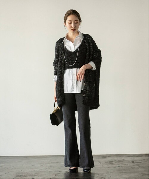 Noble（ノーブル）の「《予約》【VENIT】 ニットアンサンブル（その他・ブラック/フリー）」の4枚目の写真