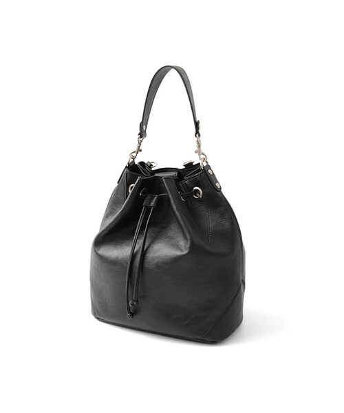 KBF（ケイビーエフ）の「3way巾着バッグ（バッグ・レディース・OFFWHITE/BLACK・one）」の12枚目の写真