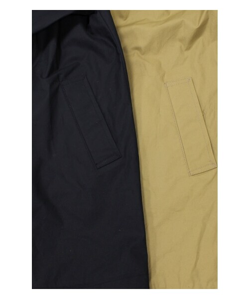 FRAMeWORK（フレームワーク）の「≪2015SS 先行予約≫ウラコーティング フードCT（その他コート・レディース・ベージュ/ネイビー・36/38）」の15枚目の写真