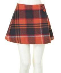dazzlin | 【R】ウール台形チェックスカート(スカート)