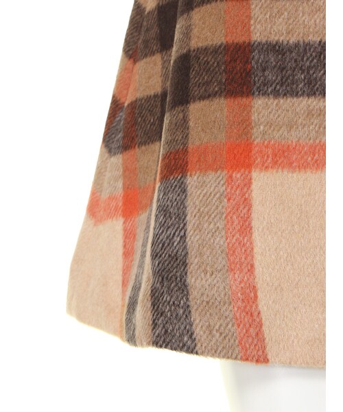 dazzlin（ダズリン）の「【R】ウール台形チェックスカート（スカート・レディース・レッド/ベージュ/キャメル・S/M）」の9枚目の写真