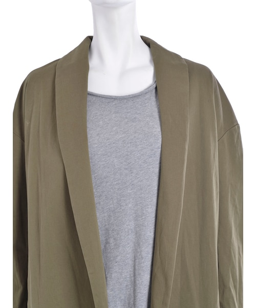 Ungrid(アングリッド)の「【Casual】ロングガウンコート(ジャケット/アウター・レディース・カーキ/キャメル・F)」の8枚目の写真