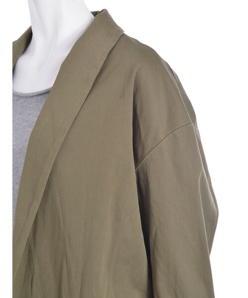 Ungrid(アングリッド)の「【Casual】ロングガウンコート(ジャケット/アウター・レディース・カーキ/キャメル・F)」の10枚目の写真
