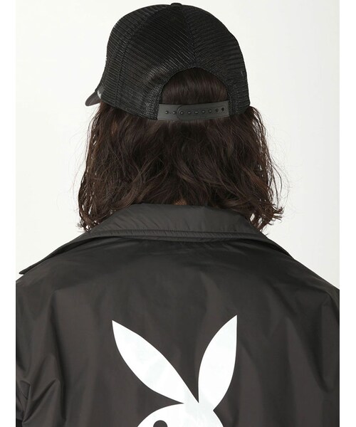 schott(ショット)の「Schott(ショット)PLAY BOY CAP(トップス・BLK/BLACK・F)」の4枚目の写真
