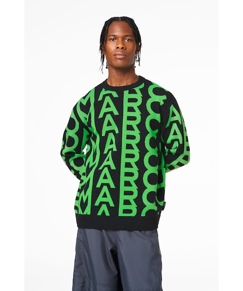 Marc Jacobs モノクラムクルネックTシャツ C602C08RE22 084 新品 マークジェイコブス モノグラム tシャツ MARC JACOBS