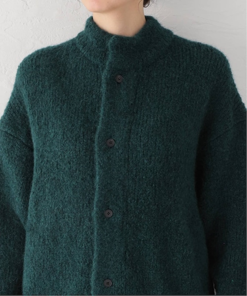 週末セール❗️ATON エイトン BABY ALPACA モックネックカーディガン