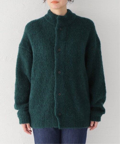 週末セール❗️ATON エイトン BABY ALPACA モックネックカーディガン 美品❗️ATON エイトン BABY ALPACA モックネックカーディガン