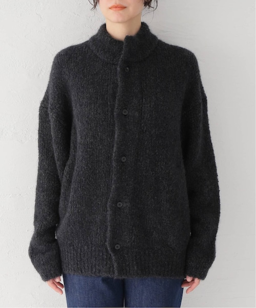 週末セール❗️ATON エイトン BABY ALPACA モックネックカーディガン JOURNAL STANDARD LUXE（ジャーナルスタンダード ラックス）の