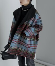ear PAPILLONNER | 【Kinloch Anderson】ダブルフェイスショートコート(その他アウター)