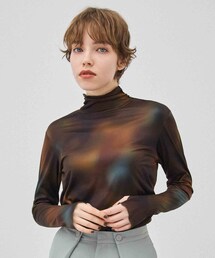 PUBLIC TOKYO（パブリックトウキョウ）の「マーブリングプリントTOP（Tシャツ/カットソー）」