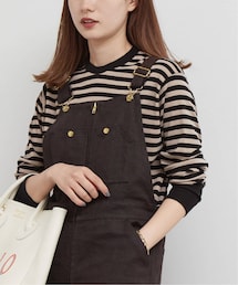 FRAMeWORK（フレームワーク）の「≪予約≫【GICIPI/ジチピ】LANA SETA 1*1 別注ボーダープルオーバー（ブラック）（その他）」